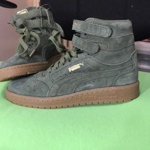 Puma high tops green Clearance